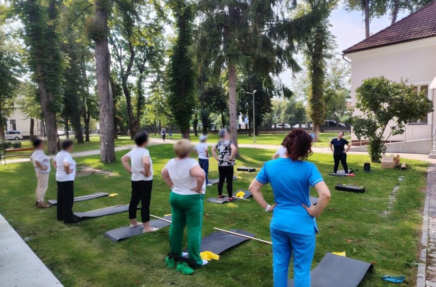  Terapie prin mișcare pentru pacienții Secției Oncologie medicală. FOTO