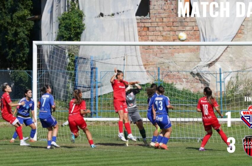  Fotbal feminin: Gloria Bistrița, victorie convingătoare în deplasare cu ACS Vasas Femina, scor 3-1