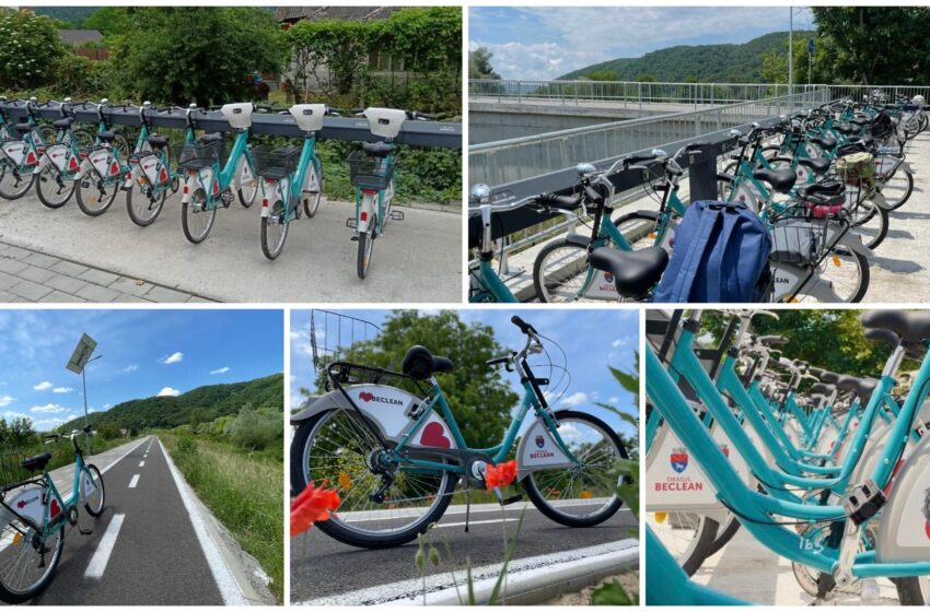  Sistemul BikeSharing disponibil acum și la Beclean. FOTO