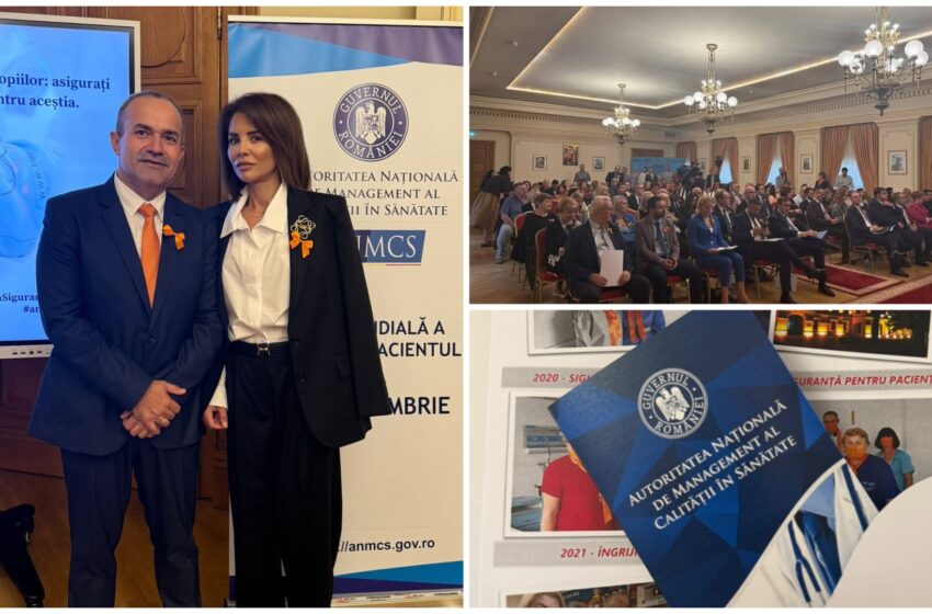  Mihaela Moruțan, Director MCSS la SCJU Bistrița, prezentă la Conferința Autorității Naționale de Management al Calității în Sănătate. FOTO