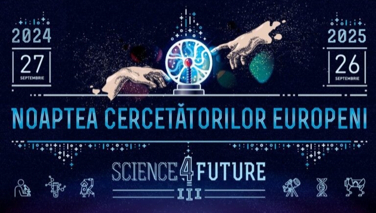  Noaptea Cercetătorilor Europeni 2025, ediție aniversară, pe 26 septembrie la Bistrița