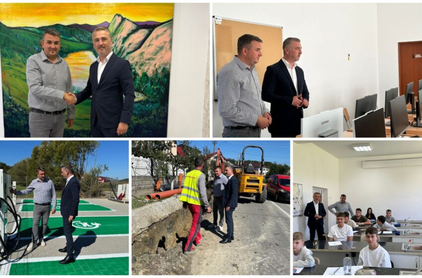  Prefectul Teofil Cioarbă, în vizită de lucru la Căianu Mic – comuna proiectelor în mișcare. FOTO