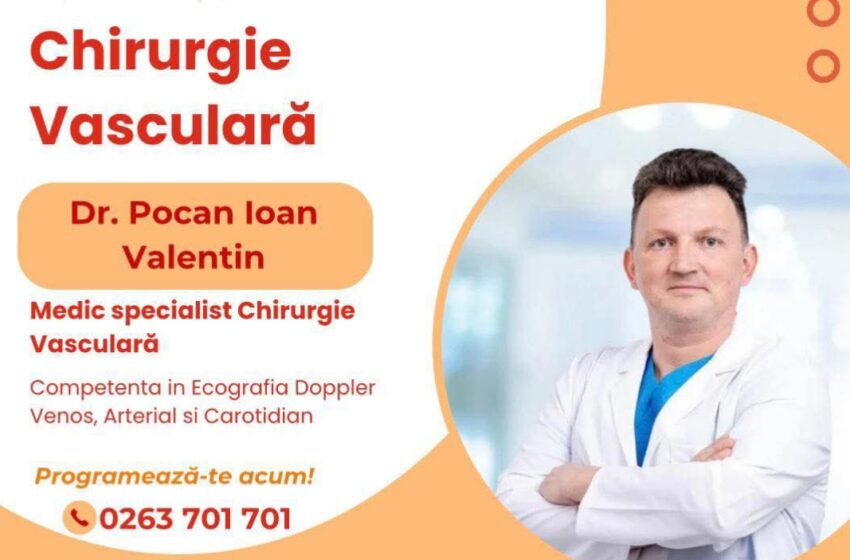  Dr. Pocan Ioan Valentin – Medic specialist Chirurgie Vasculară, la Policlinica Nouă Sanovil Bistrița