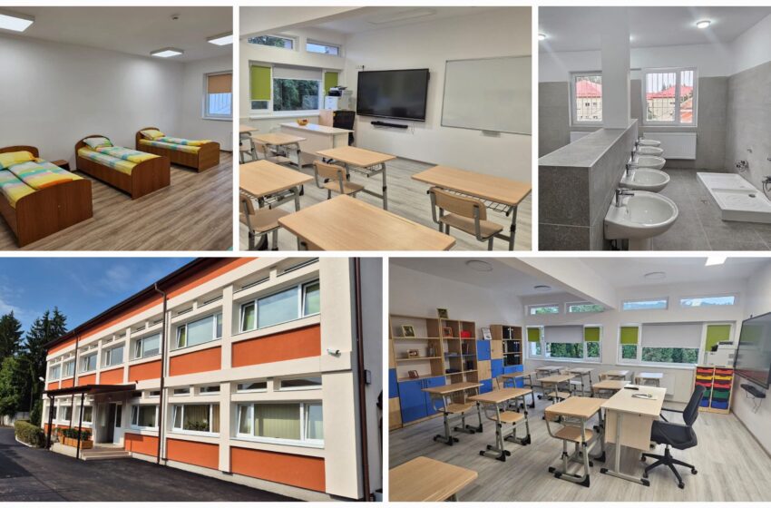  Copiii de la Centrul Școlar de Educație Incluzivă  nr. 1 Bistrița își reîncep activitatea într-un centru școlar modernizat! FOTO