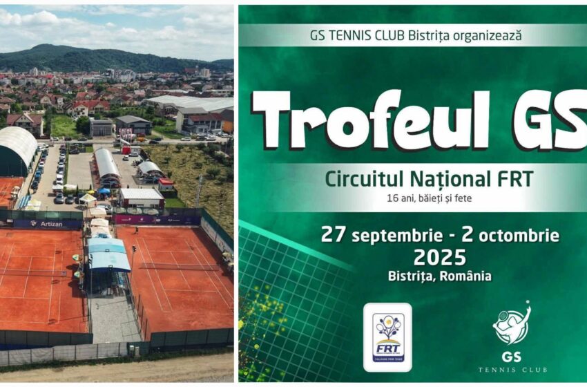  Ultimul turneu outdoor al anului la Baza GS TennisClub Bistrița: Trofeul GST în cadrul Circuitului Național FRT U16