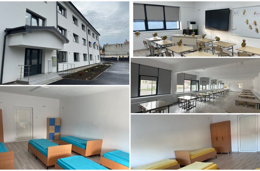  S-au finalizat lucrările de renovare energetică la Centrul Școlar de Educație Incluzivă nr. 2 Bistrița. FOTO