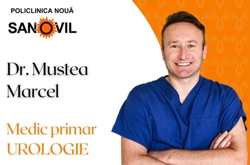  Dr. Mustea Marcel, medic primar în urologie la Policlinica Nouă SANOVIL