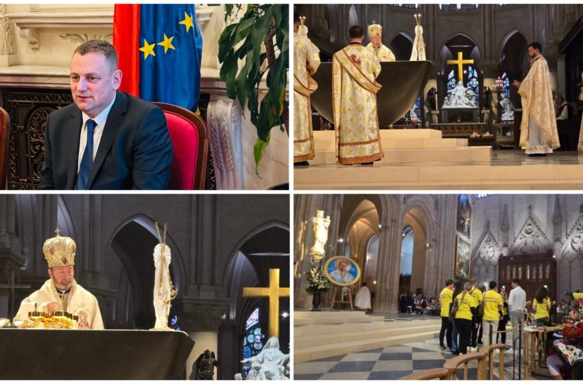  Senatorul Cristian Nicula a participat la Sfânta Liturghie din Catedrala Notre Dame din Paris. FOTO