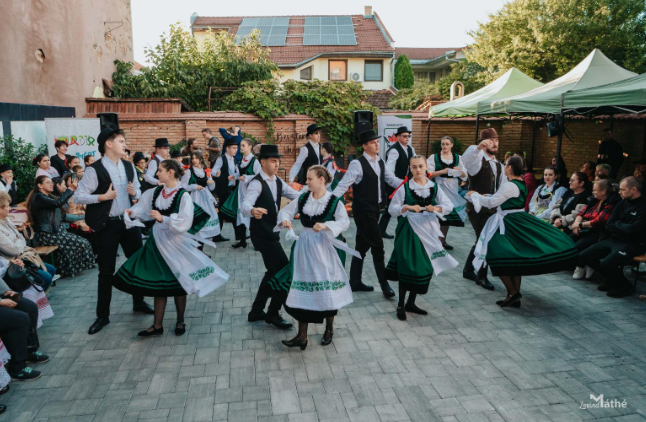  Mesagerii dansului popular maghiar Vadrózsa din Bistrița