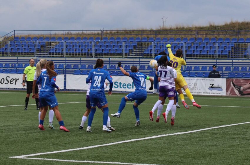  Fotbal feminin: Gloria Bistrița pierde ultima partidă a turului în fața Timișoarei 0-2