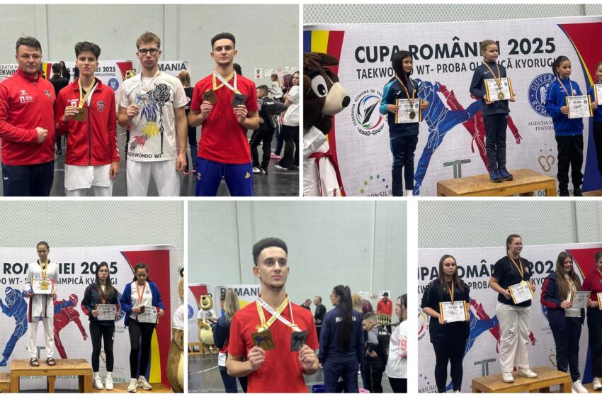  Performanță remarcabilă pentru Gloria Bistrița: 11 medalii cucerite la Cupa României la Taekwondo WT! FOTO