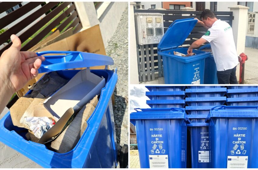  Miercuri, 8 octombrie, se colectează PUBELA sau SACUL ALBASTRU, în Municipiul Bistrița și localitățile componente