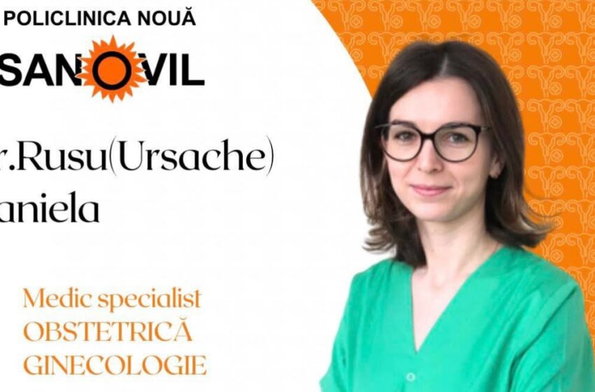  Dr. Rusu (Ursache) Daniela, medic specialist Obstetrică-Ginecologie, la Policlinica Nouă Sanovil Bistrița