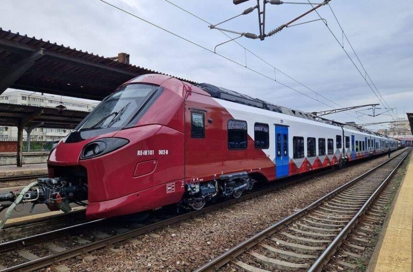  Noile trenuri poloneze destinate rutei Bistrița – Cluj-Napoca au început testele de circulație