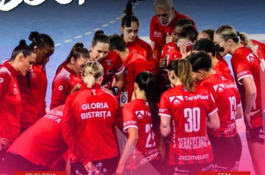  CRONICA DE HANDBAL – Aproape de soare: Gloria Bistrița pierde în ultimele 5 minute partida cu CSM București 28-29. Sâmbătă urmează corida tot pe Teraplast Arena cu Esbjerg în Liga Campionilor