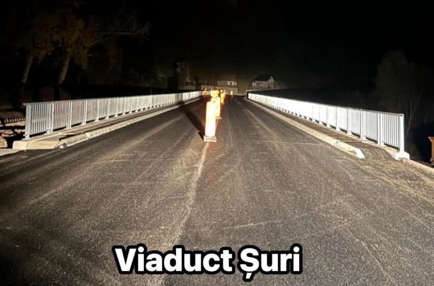  Undă verde pentru circulație în zona viaductului Șuri de la Beclenuț. FOTO