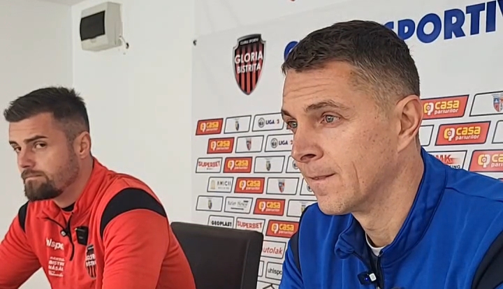  Nicolae Grigore și Raul Avram au prefațat zilele de foc ce urmează pentru Gloria Bistrița: sâmbătă, 24 octombrie, Sfântu Gheorghe, 29 octombrie, FCSB și sâmbătă, 1 noiembrie, Corvinul Hunedoara