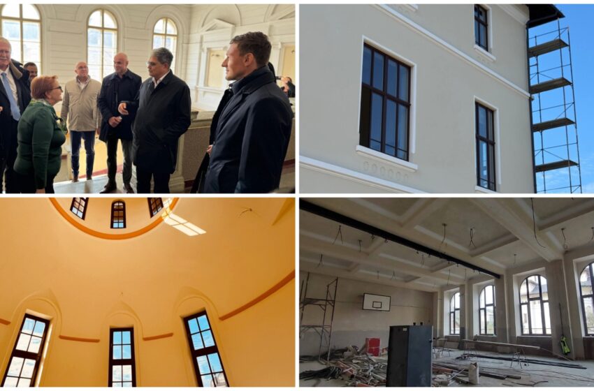  Vizită a delegației ADR Nord-Vest condusă de Marcel Boloș pe șantierele de lucru din Năsăud. FOTO