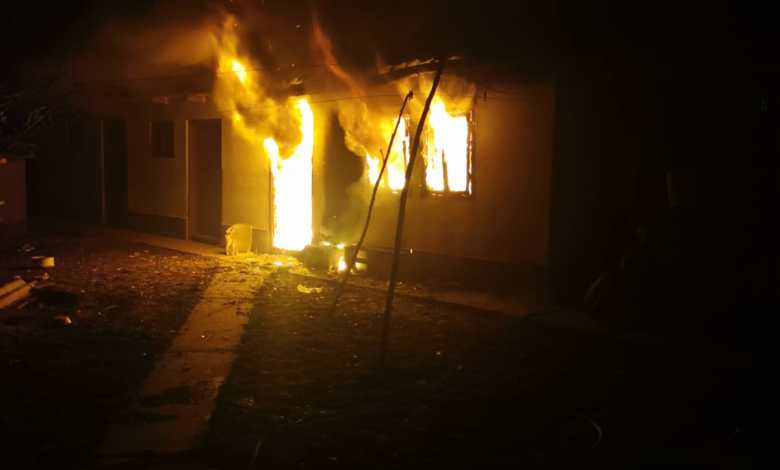  Incendiu izbucnit la o anexă a unei cabane din Sângeorz-Băi