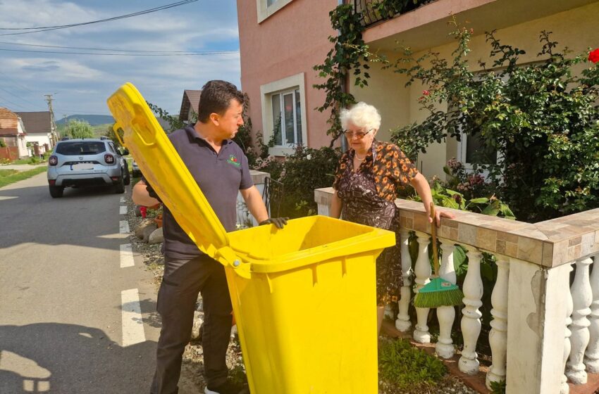  Miercuri, 29 octombrie, se colectează Pubela Galbenă în toate localitățile componente ale municipiului Bistrița