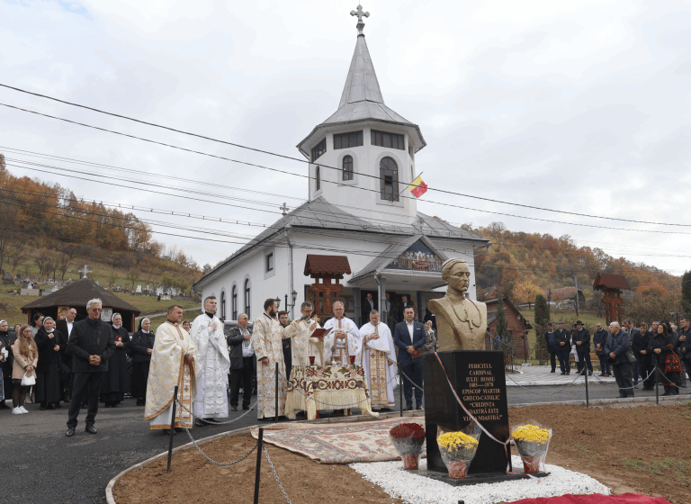  Sfințirea bustului ”Fericitului Cardinal Iuliu Hossu” la Feldru – 26 octombrie 2025