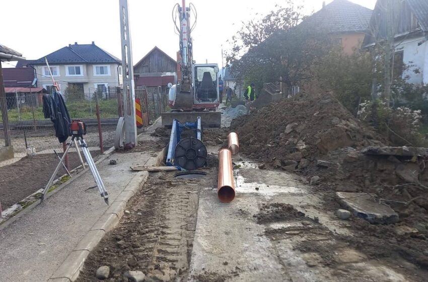  Încep lucrările de canalizare în cartierul Lușca din Năsăud