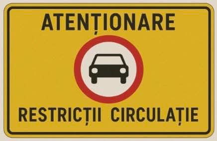  Restricții de circulație în perioada 3-7 noiembrie la Căianu Mic