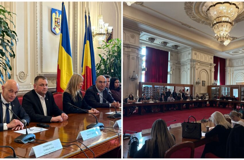  Senatorul Cristian Nicula, în dialog cu studenții de la Facultatea de Administrație Publică și Facultatea de Administrare a Afacerilor din cadrul Universității din București. FOTO