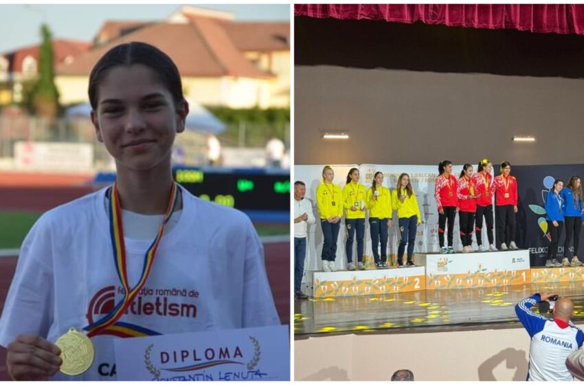  Atleta Lenuța Constantin de la CSM Bistrița, vicecampioană balcanică la cros cu echipa României U20