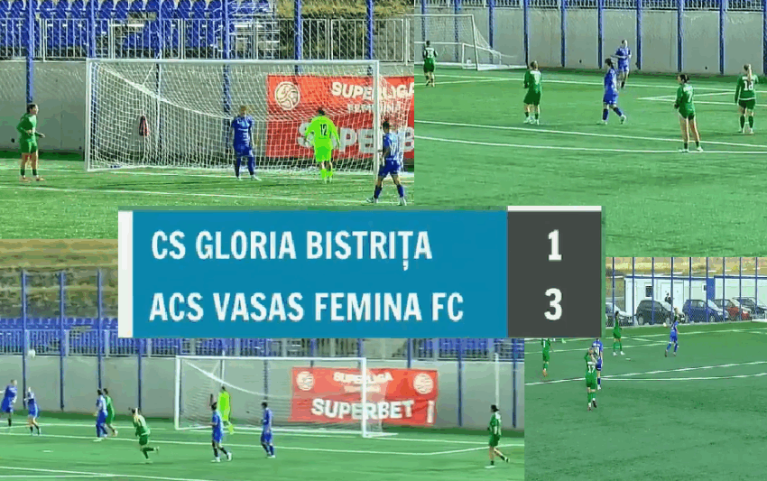  Anihilate pe teren propriu! Gloria Bistrița vs Vasas Femina 1-3. Echipa lui Svoboda mai are de jucat încă 3 etape din sezonul regulat. Deocamdată rămâne pe 5 cu 12 puncte (-5)