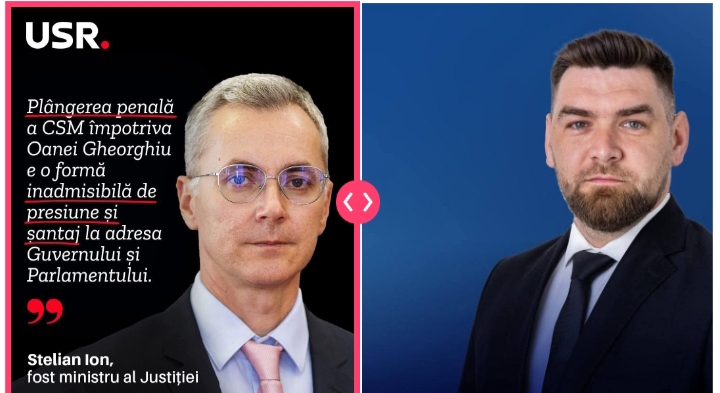  USR: Plângerea penală formulată de CSM împotriva Oanei Gheorghiu este un 𝗱𝗲𝗺𝗲𝗿𝘀 𝗷𝘂𝗿𝗶𝗱𝗶𝗰 𝗻𝗲𝘀𝗲𝗿𝗶𝗼𝘀 şi o formă inadmisibilă de 𝗽𝗿𝗲𝘀𝗶𝘂𝗻𝗲 ș𝗶 ș𝗮𝗻𝘁𝗮𝗷 la adresa Executivului și Legislativului