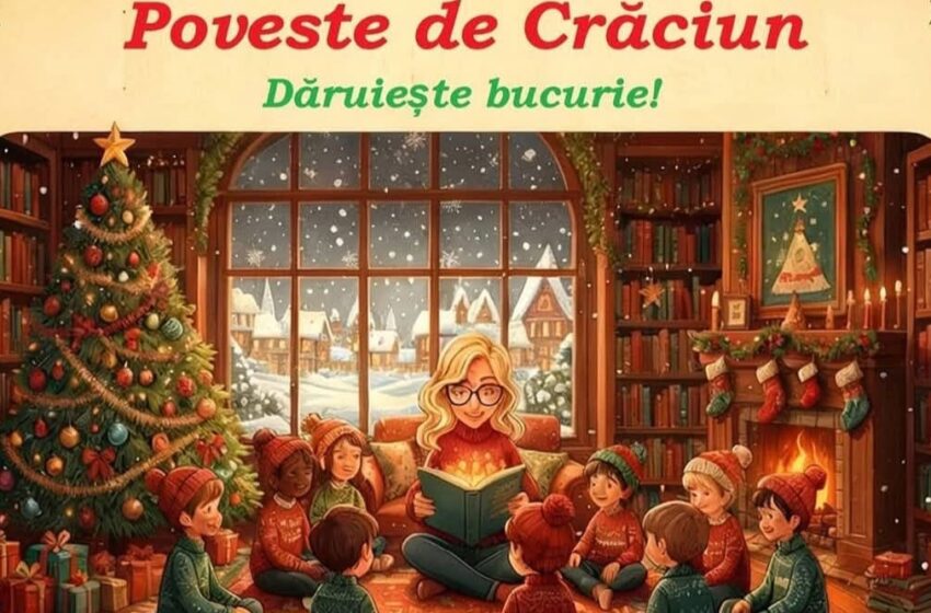  Activități culturale sub egida „Poveste de Crăciun. Dăruiește bucurie !”, la Biblioteca Județeană „George Coșbuc”