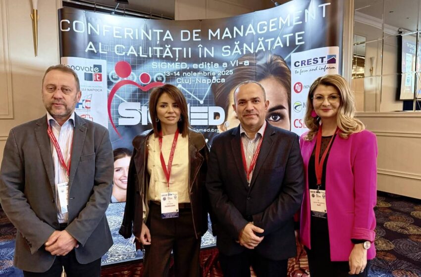  Delegația SCJU Bistrița prezentă la Conferința de Management al Calității în Sănătate, SIGMED 2025. FOTO