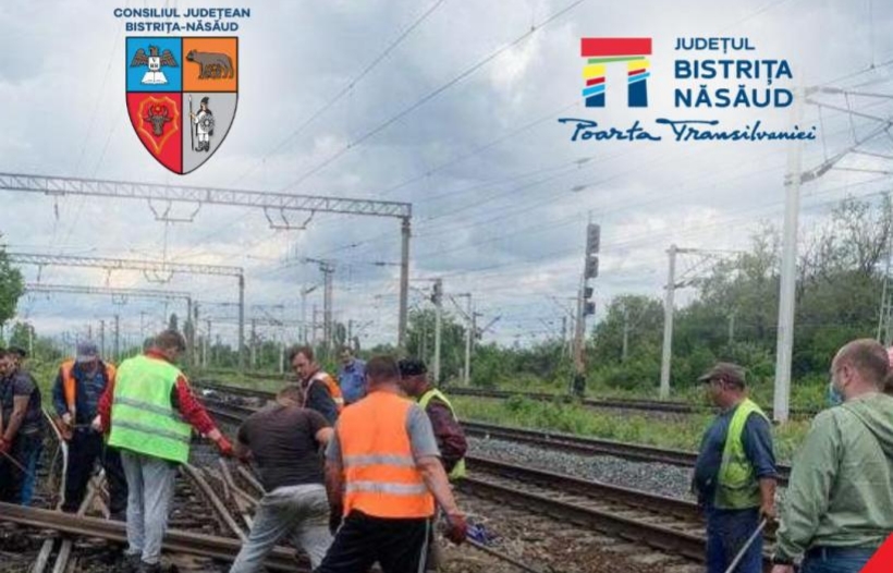  Circulație rutieră închisă temporar astăzi la trecerea peste calea ferată din Beclean