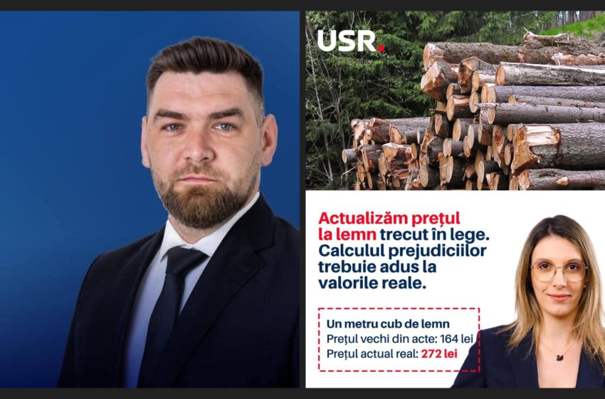  Marinel Rus (USR): “Lege care obligă instituțiile să folosească prețul real al prejudiciilor din dosarele silvice”