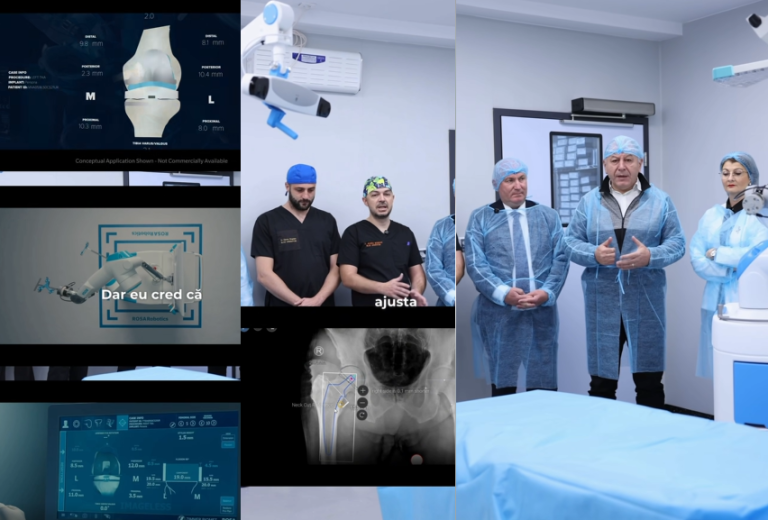  Robotul ortopedic a ajuns la Spitalul Clinic Județean de Urgență Bistrița