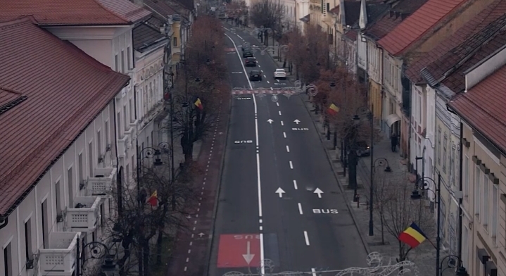  Trafic mai fluent în Bistrița: Trei benzi noi pe strada Gheorghe Șincai