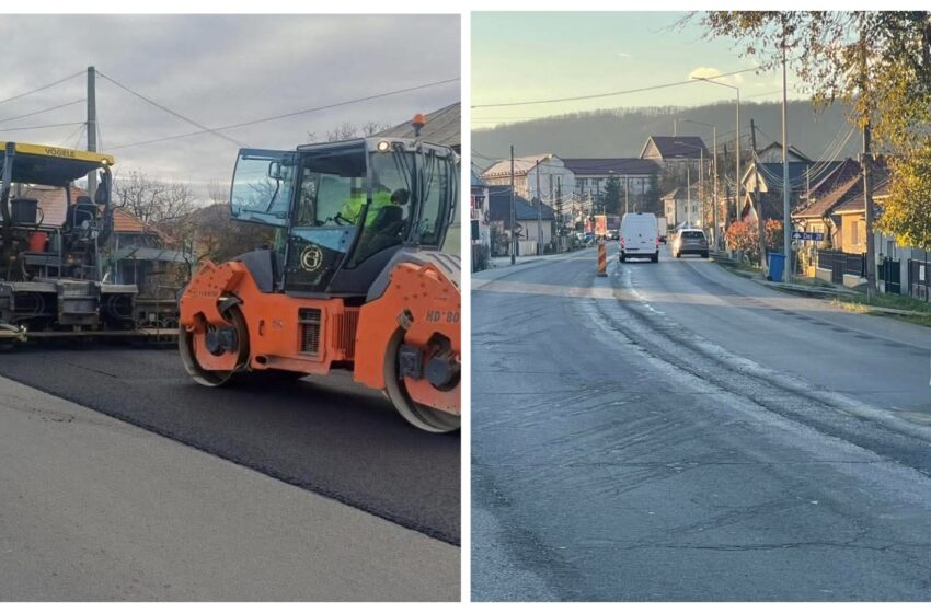  O veste bună! Încep lucrările de asfaltare la Beclean pe DN 17, până la varianta de ocolire