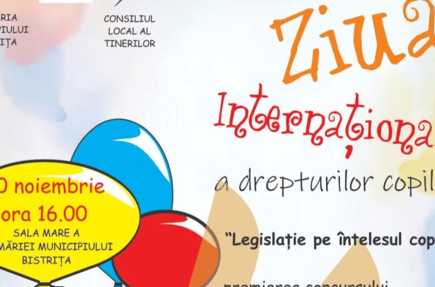  Bistrița în albastru – O zi dedicată drepturilor copiilor