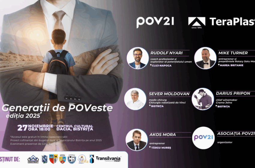  Generații de POVeste – Ediția 2025, la Centrul Cultural Dacia