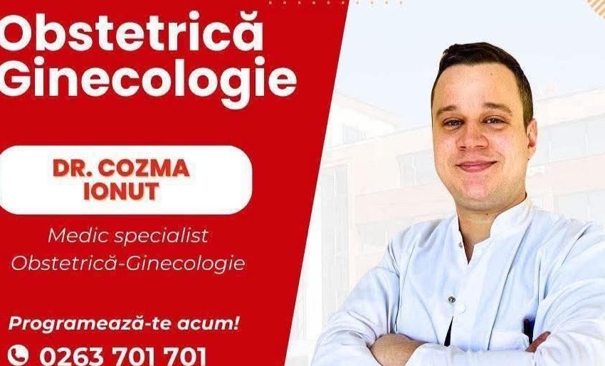  Un medic ginecolog cu experiență în Franța s-a alăturat echipei Sanovil – Dr. Cozma Ionuț