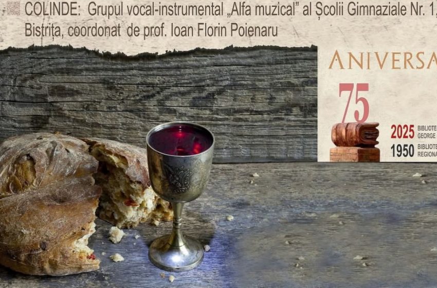  Evenimentul cultural „Cărțile, pâinea și vinul”, miercuri, 17 decembrie, la Biblioteca Județeană „George Coșbuc”