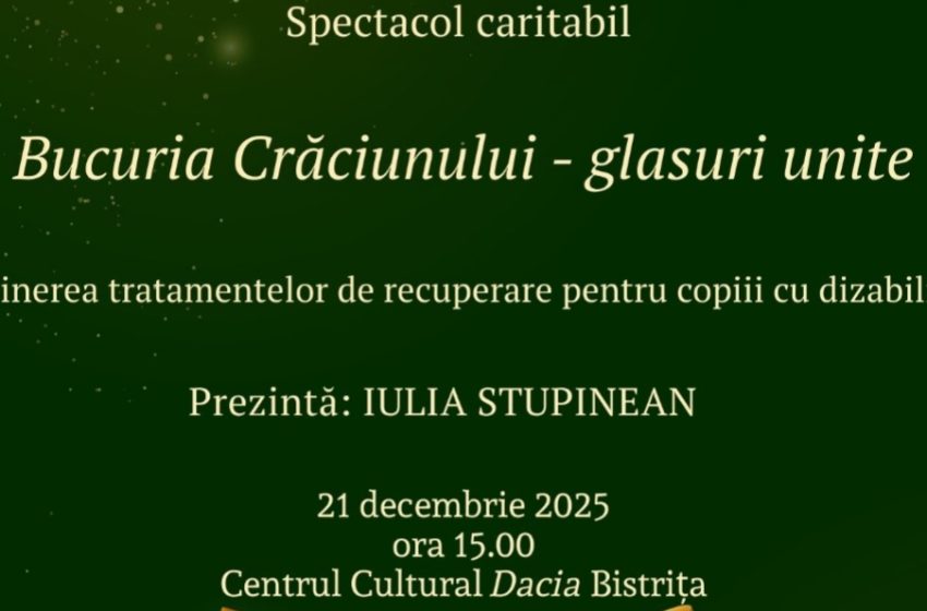  Colinde peste granițe confesionale: Bistrița cântă pentru speranță și solidaritate