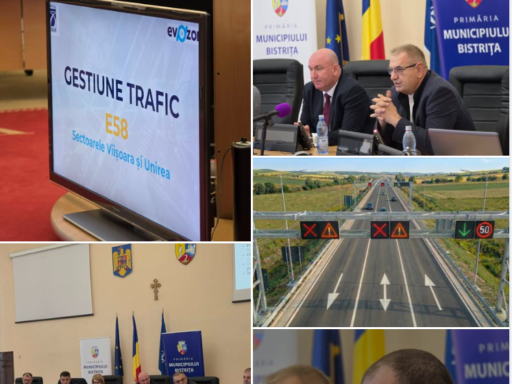  Un proiect de extindere a DN 17 la trei benzi, inclusiv una reversibilă, la intrările și ieșirile din oraș, în zonele Viișoara și Unirea, a fost prezentat la Primăria Bistrița