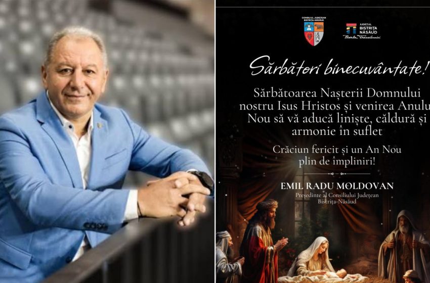  Emil Radu Moldovan: Crăciun fericit și un An Nou plin de împliniri !