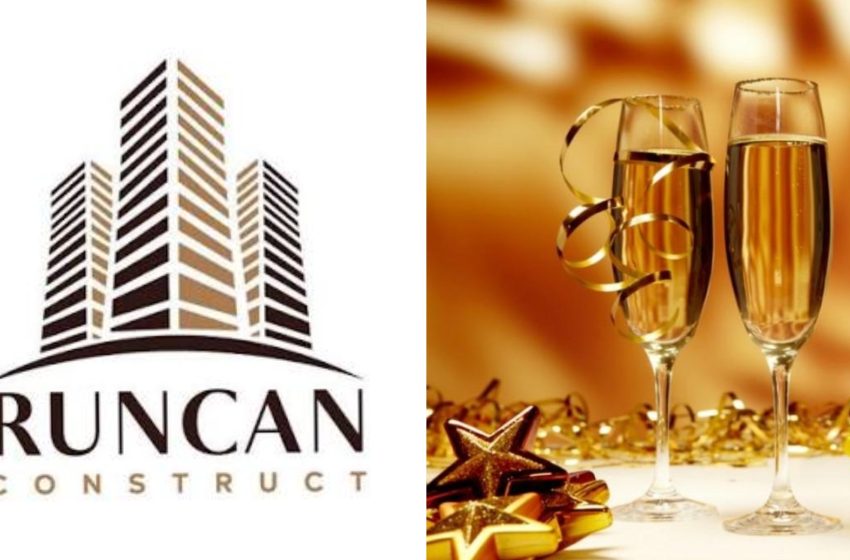  RUNCAN CONSTRUCT: Vă dorim un An Nou cu sănătate, prosperitate și proiecte trainice, duse la bun sfârșit cu succes!