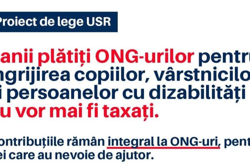  USR: Contribuțiile cu care oamenii își plătesc serviciile de asistență NU trebuie să ajungă la stat, ci la cei care îi îngrijesc