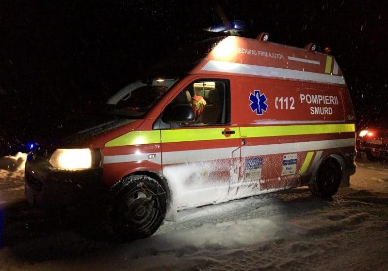  Accident rutier la Șieuț. Două femei și un bărbat au ajuns la spital