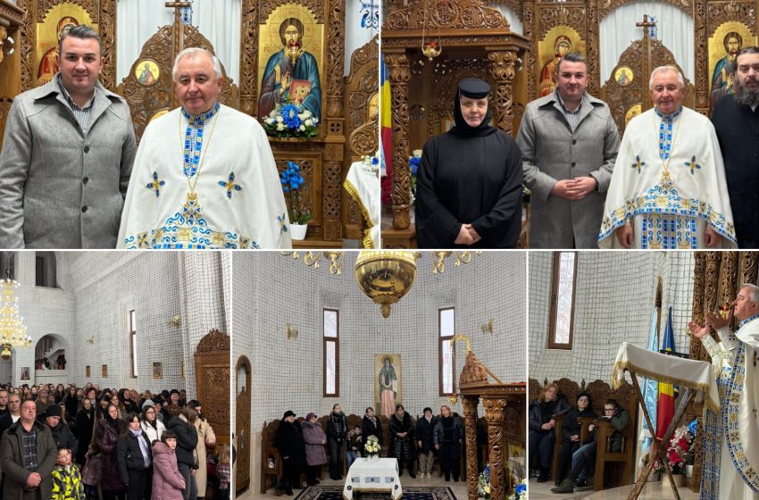  Zi de sărbătoare și rugăciune de Botezul Domnului la Mănăstirea Dobric. FOTO