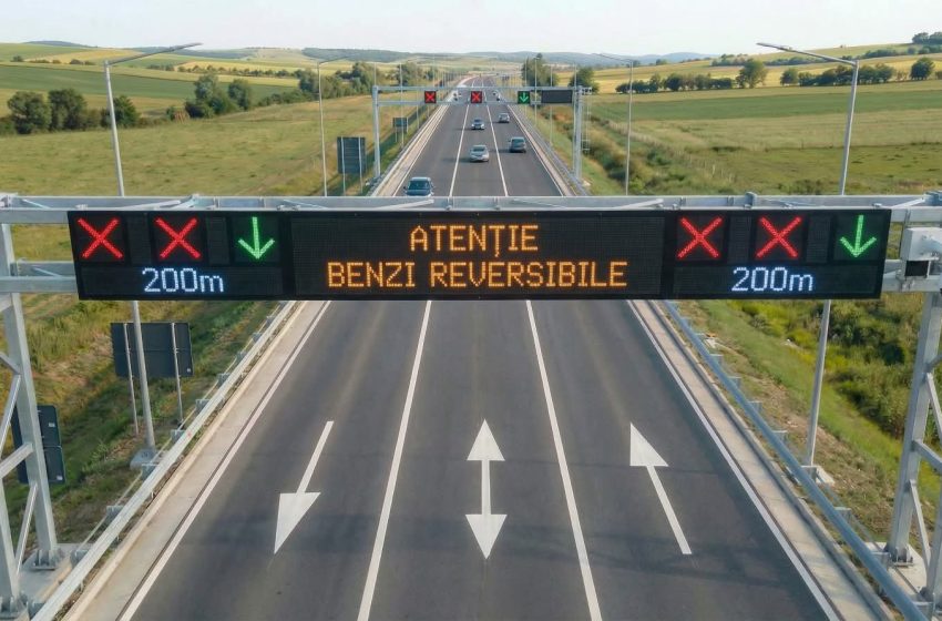  Trafic mai fluid la intrarea și ieșirea din Bistrița: DN 17 intră în era benzilor inteligente